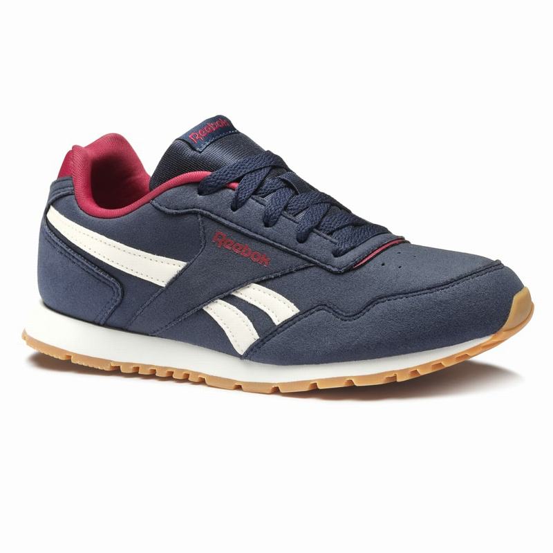 Tenisi Reebok Royal Glide Suede Fete Bleumarin/Albi/Rosii Romania UP6200KT